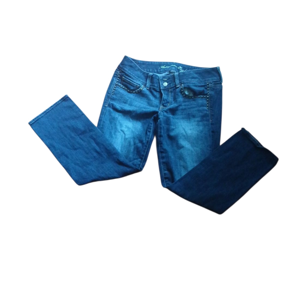 Studded American Eagle Capris